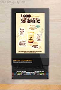 Wall mounted phone charging station