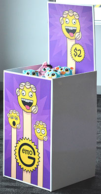 Cardboard Dump Bins for Retail