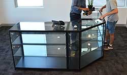 Glass Store Counter