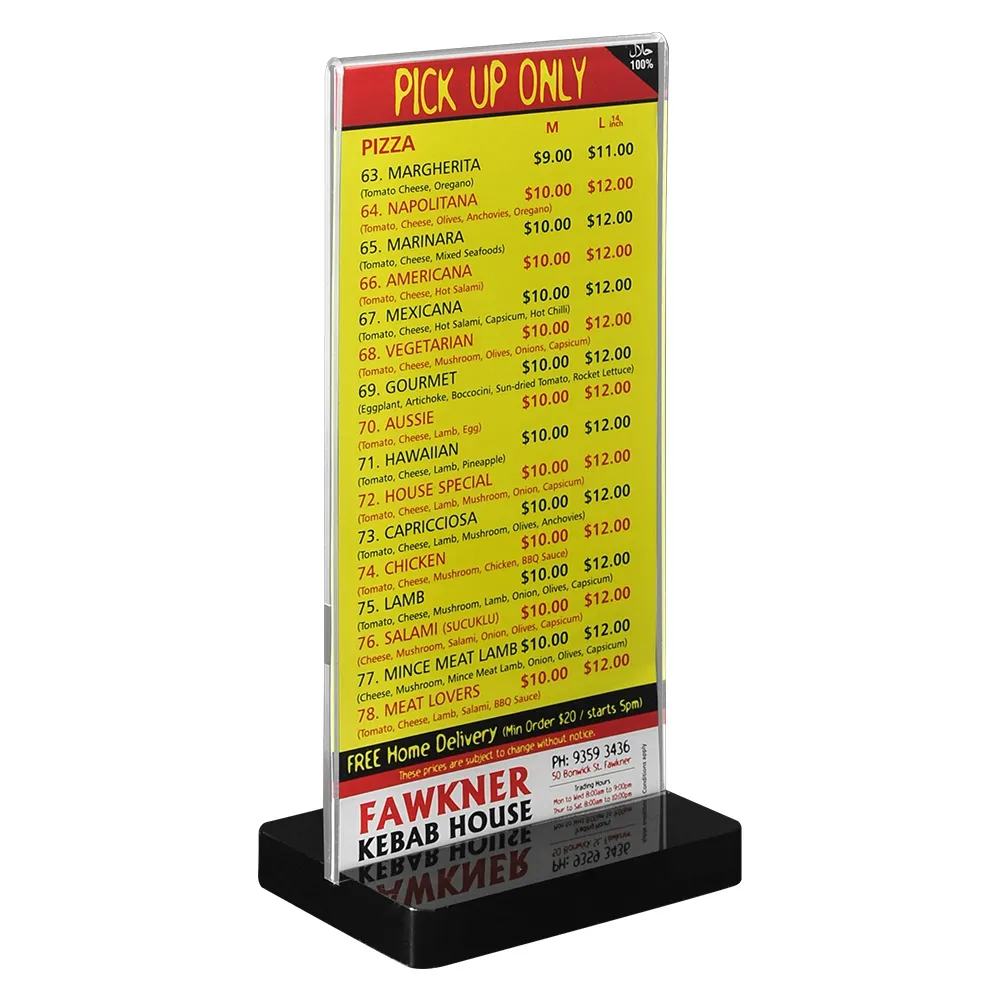 DL Acrylic Menu Holder
