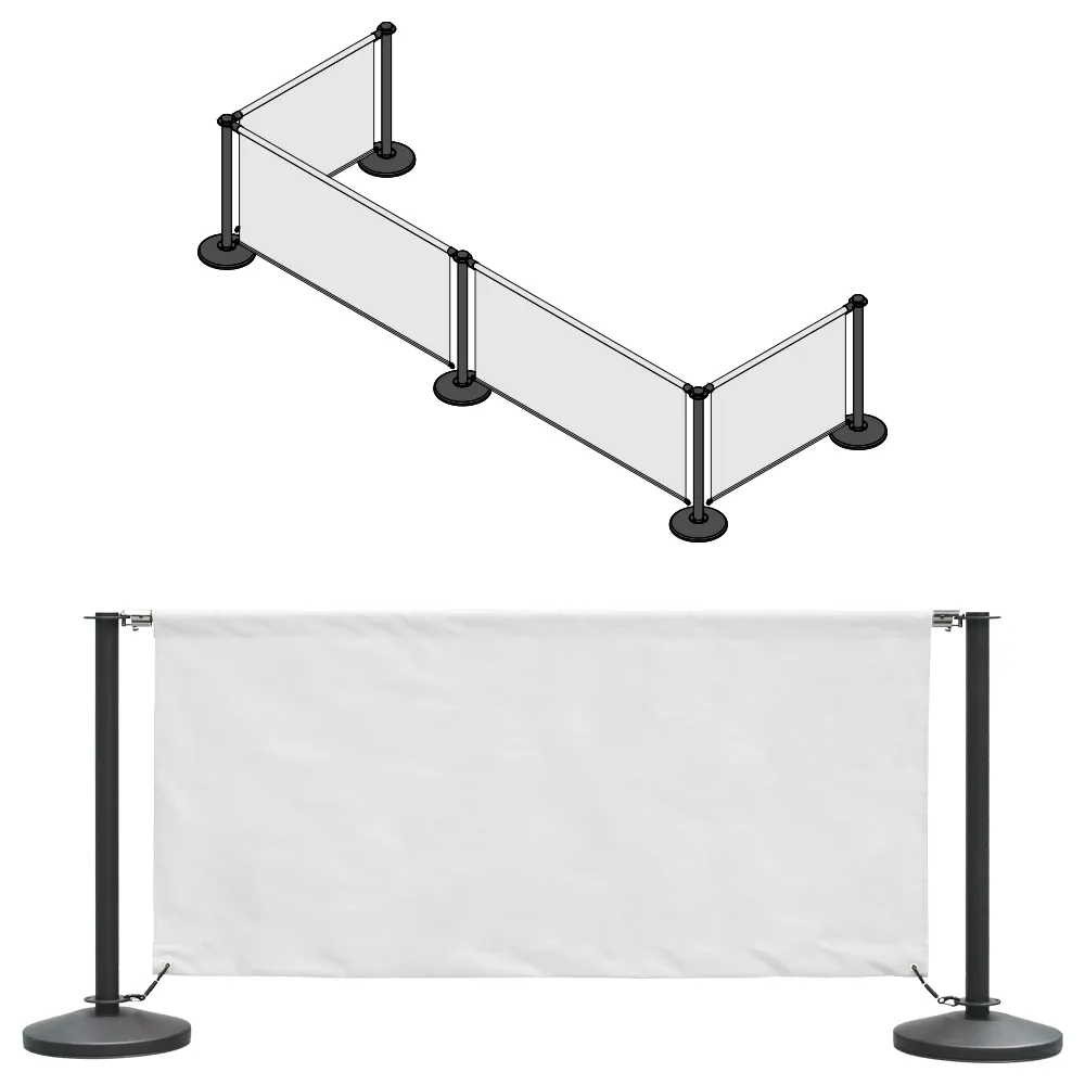 Cafe Pavement Barrier