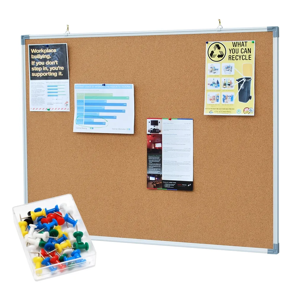 Large Cork Board – 90 x 120cm w/ push-pins