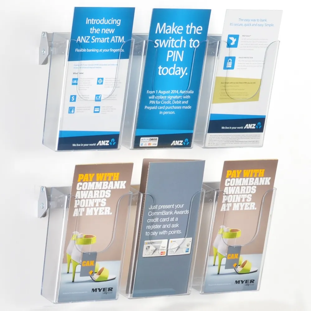 Wall Mounted Brochure Holder