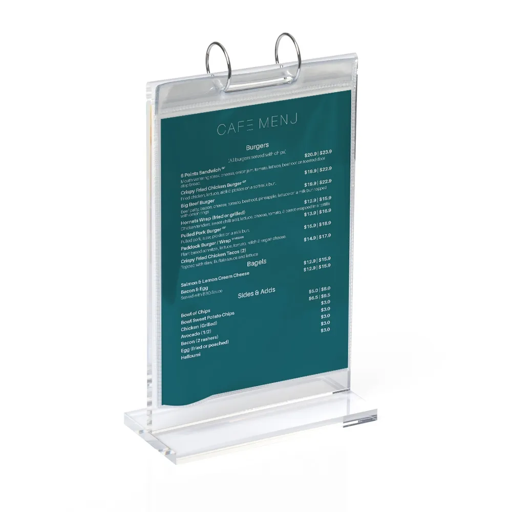 Table Menu Stand