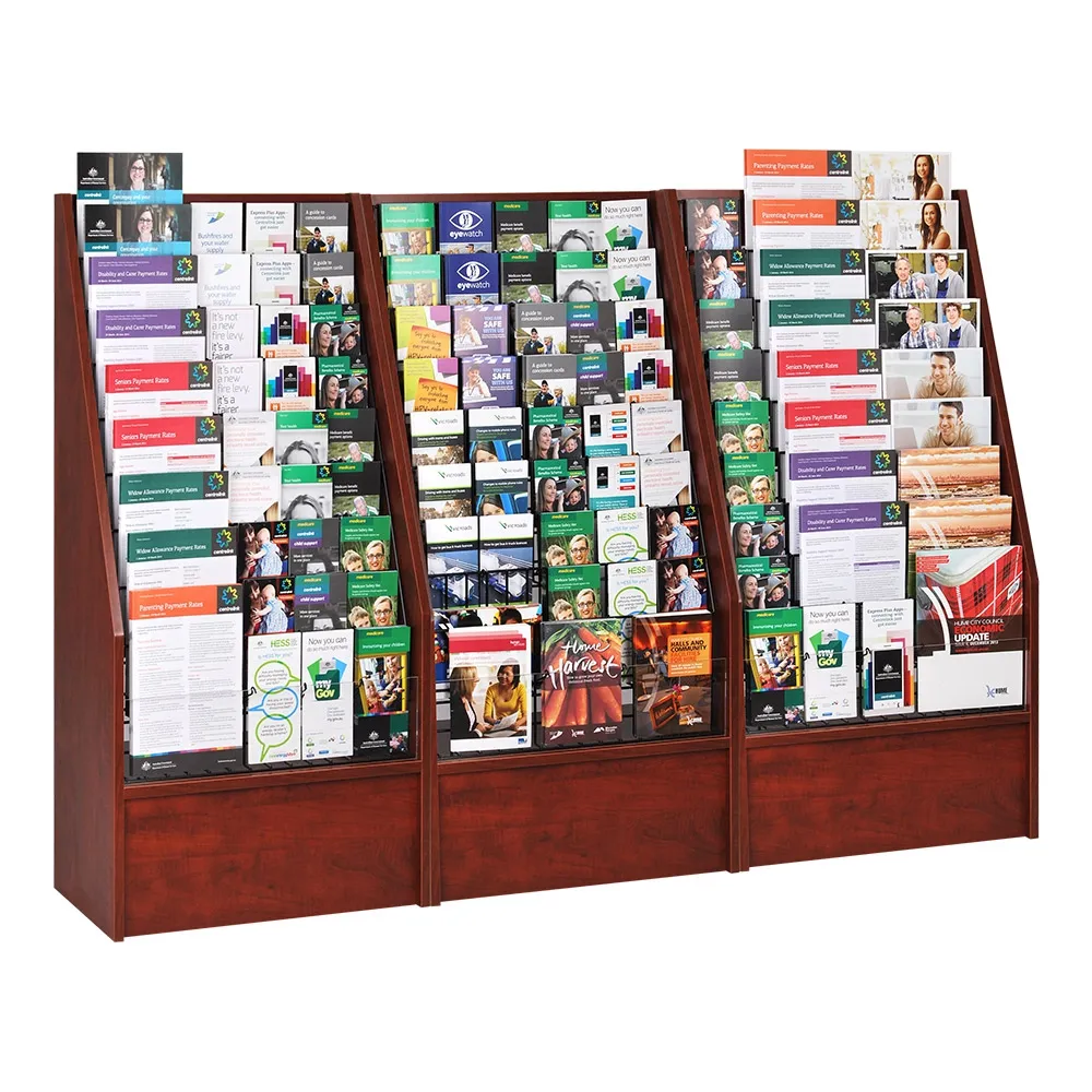 Wood Brochure Stand
