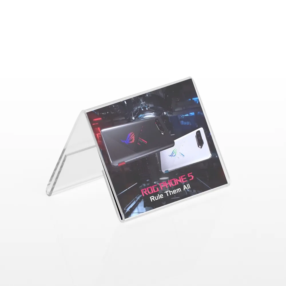 V Shaped Acrylic Frame