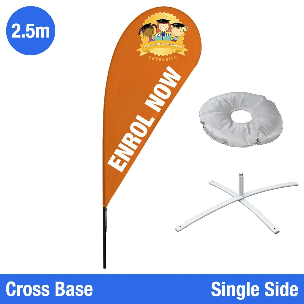 Tear Drop Banners - 2.5m