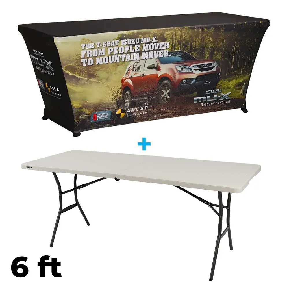 6ft Trade Show Table Cloth