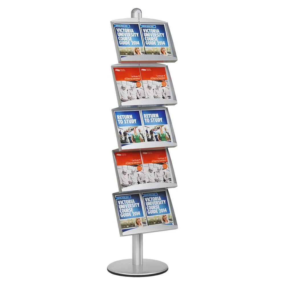 5 Pockets Brochure Display Holder