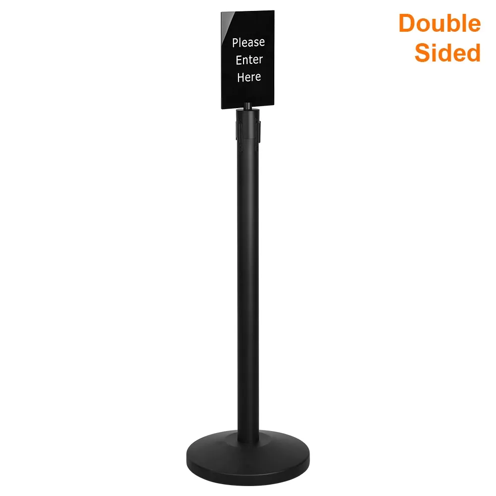 Stanchion with Sign - 
