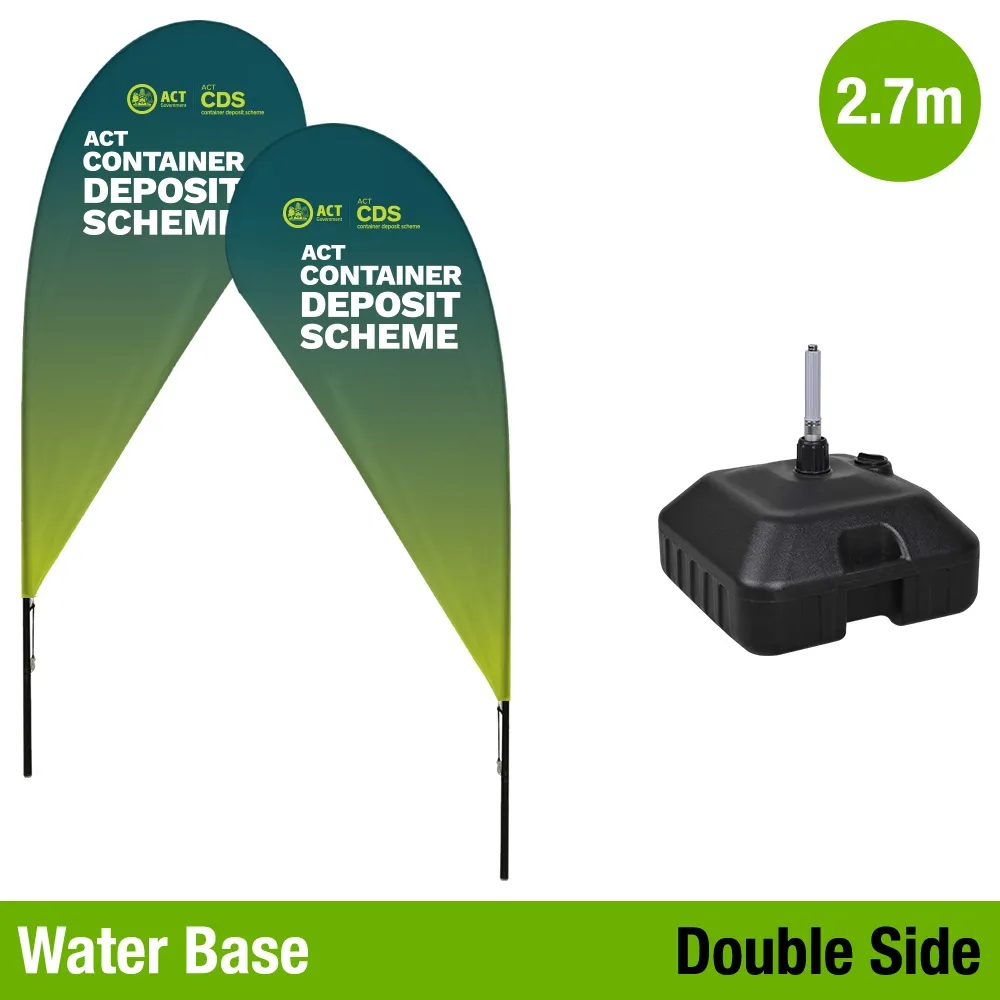 Tear Drop Flag - 2.7m