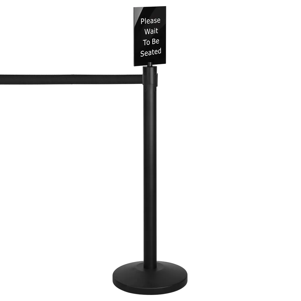 Barrier Sign & Stanchion