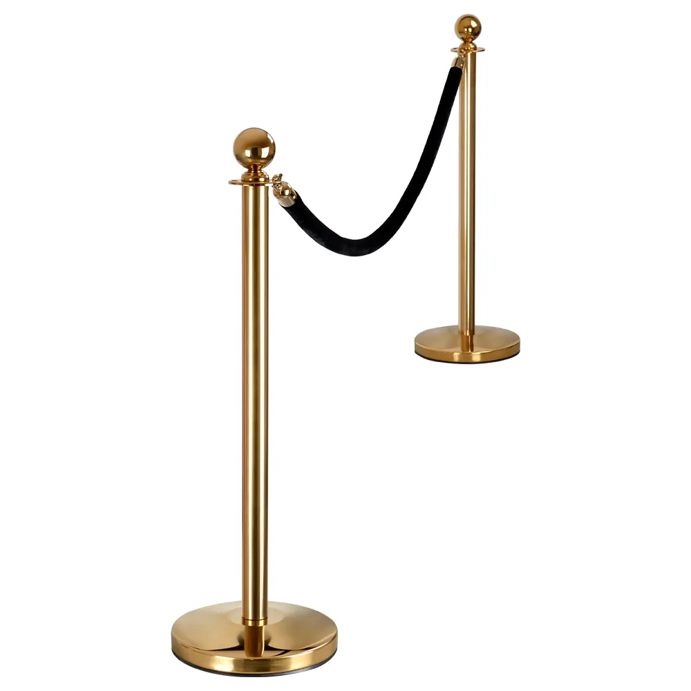 2m Gold Rope Barriers