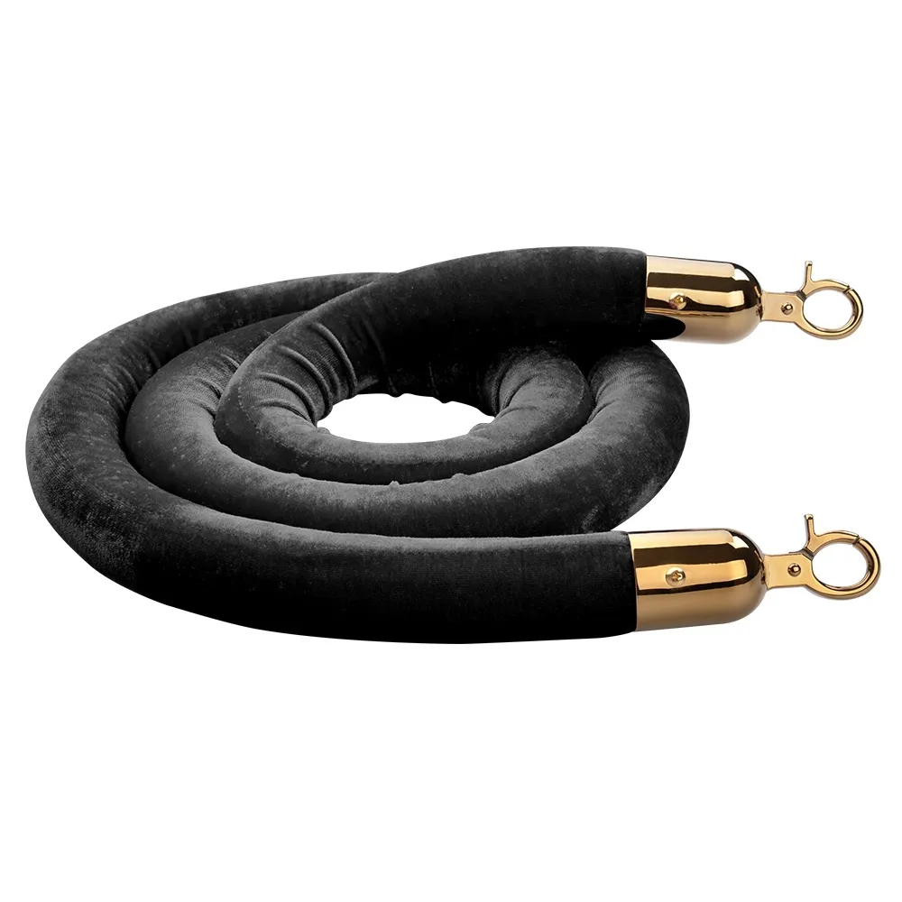 2m Black Velvet Ropes