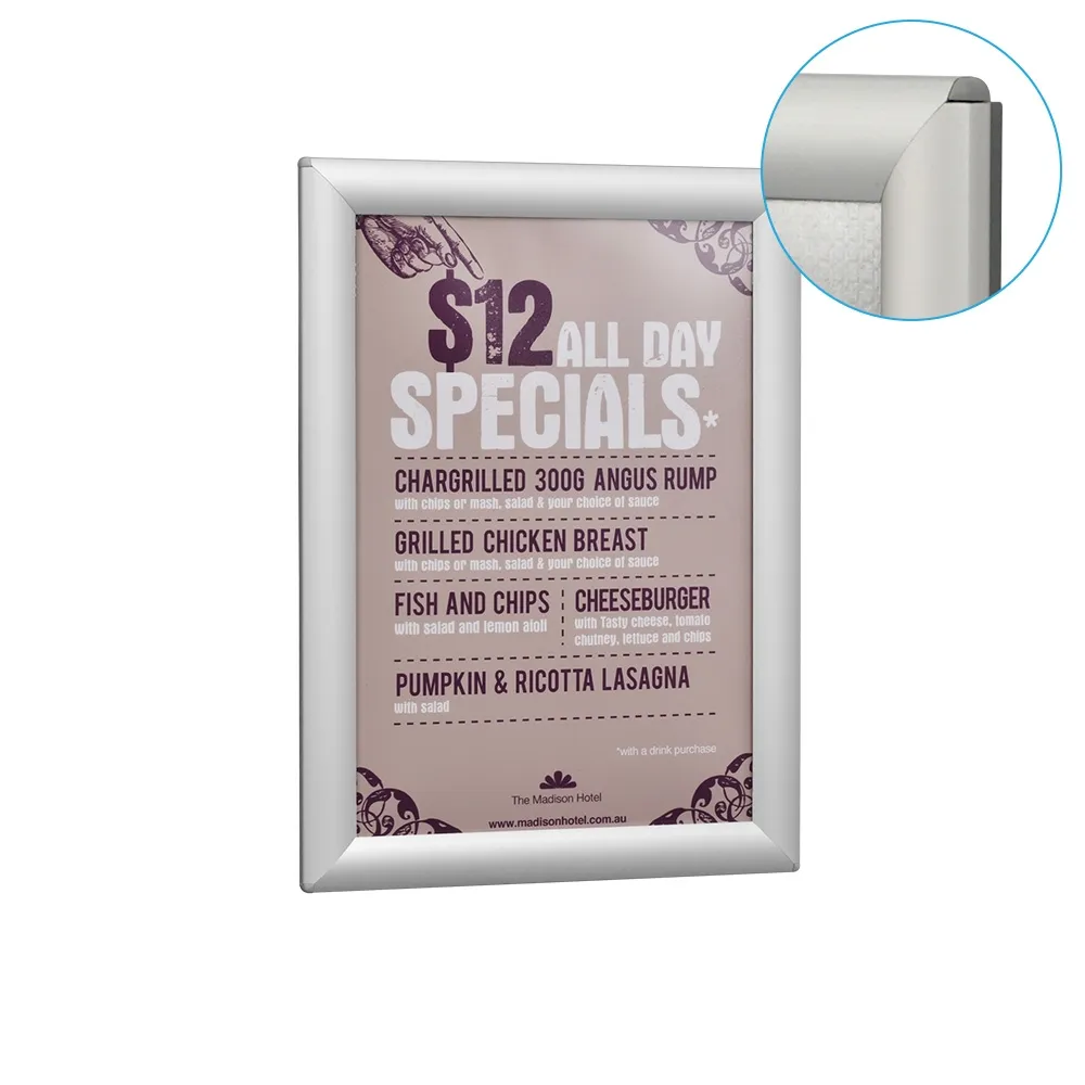 A4 Snapper Frame - Silver