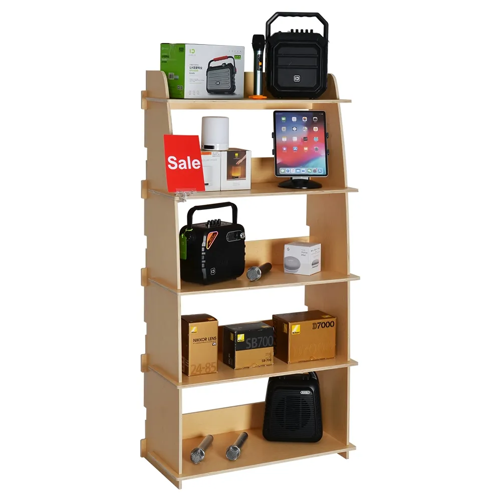 Wooden Store Shelves