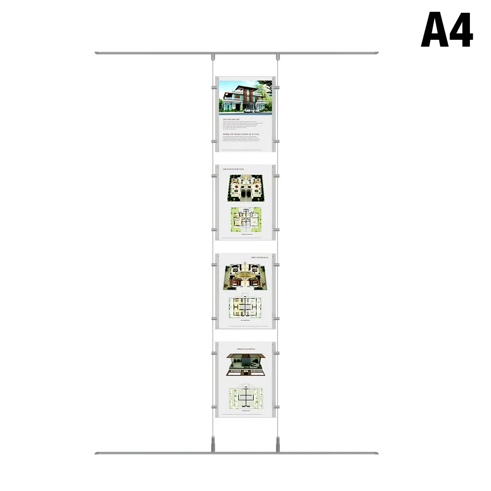 Tension Cable Picture Hanging System