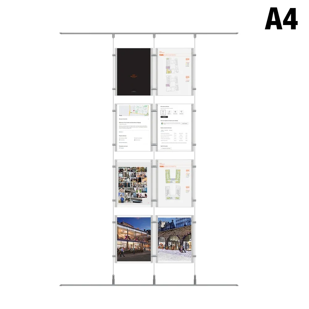 Real Estate Window Display Systems