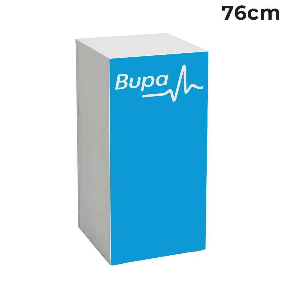 White Laminate Display Pedestal