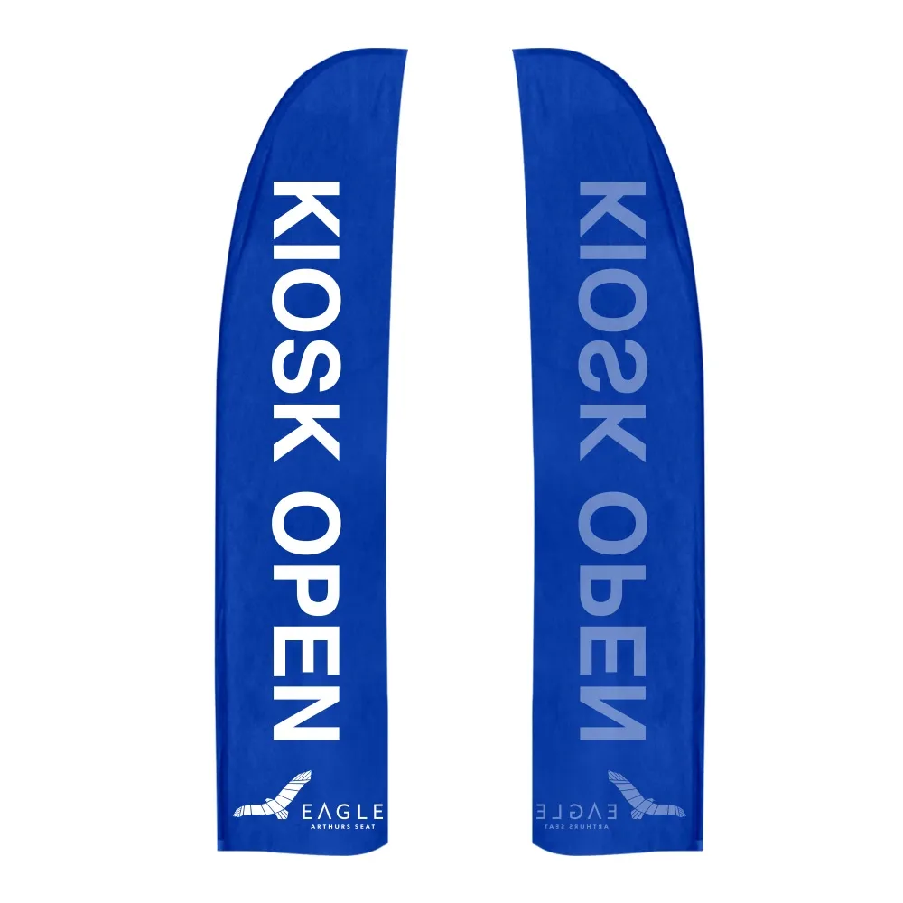 Single Sided 3.1m Beach Flag Prints