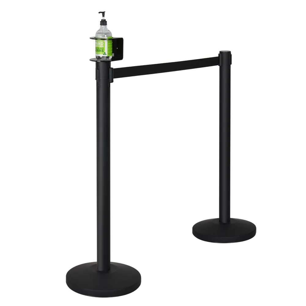 Retractable Barrier Sanitiser Station