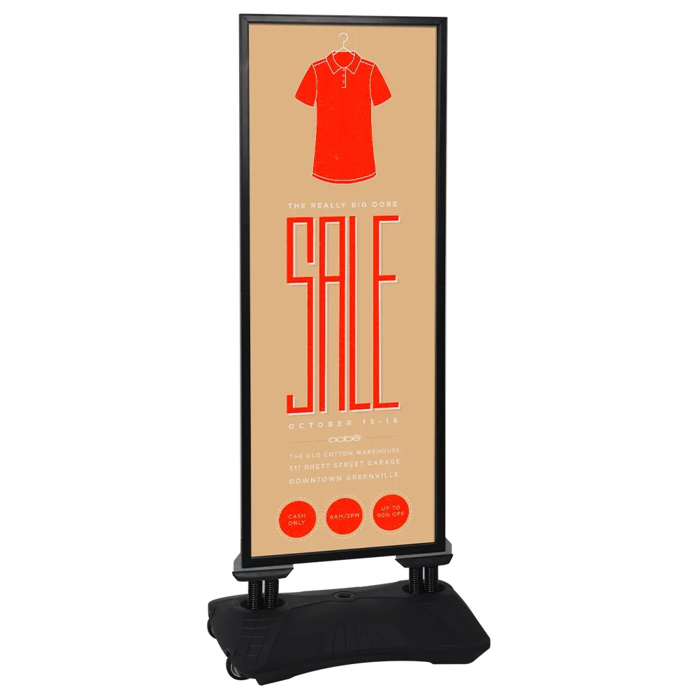 Water Based Pavement Sign