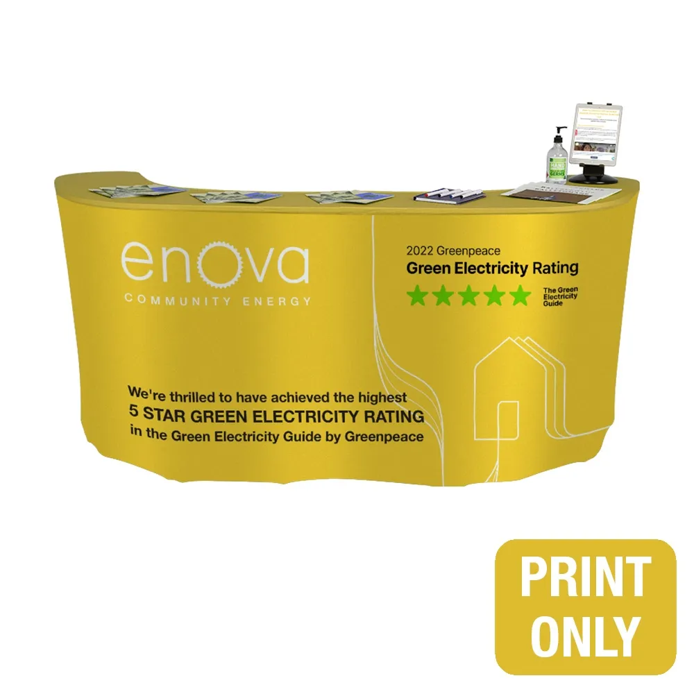 Custom Printed Fabric Wrap for PPSDUOFBC Counter