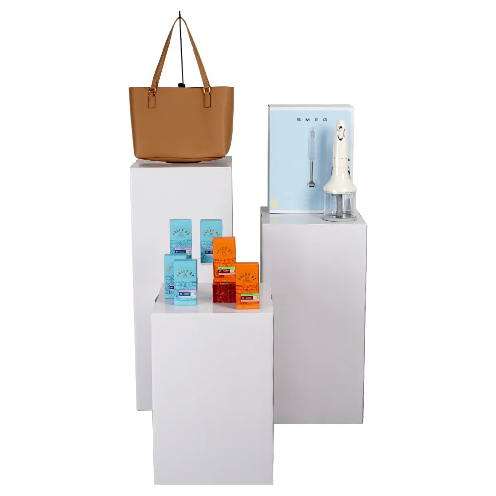 Cardboard Display Plinths