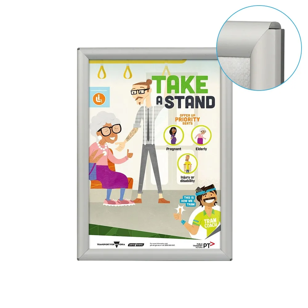 A3 Snap Frame Silver