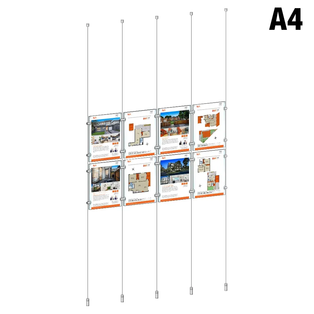 Ceiling to Floor Cable Poster Kit