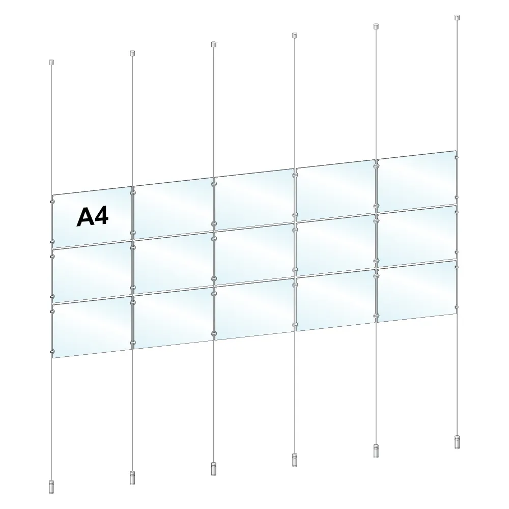 A4 Cable Window Display System