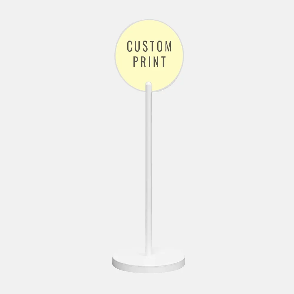 Round Display Signage Stand